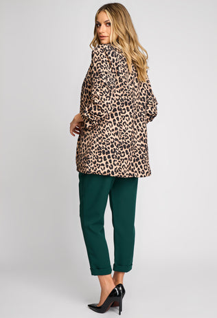 Sacou dama tip blazer Lauren animal print leopard