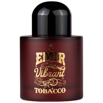 Sticla de parfum Emir Vibrant Spicy Tobacco 100 ml, design elegant si luxos, cu finisaje atent lucrate, potrivit pentru iubitorii de parfumuri orientale rafinate
