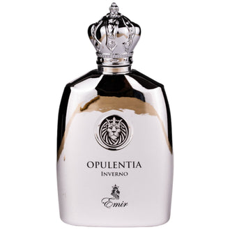 Sticla de parfum Emir Opulentia Inverno 100 ml, design elegant si luxos, cu finisaje atent lucrate, potrivit pentru iubitorii de parfumuri orientale rafinate