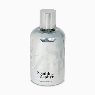 Sticla de parfum Paris Corner Soothing Zephyr 100 ml, design elegant si luxos, cu finisaje atent lucrate, potrivit pentru iubitorii de parfumuri orientale rafinate