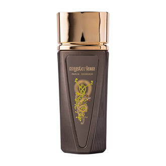 Sticla de parfum Paris Corner Mysterium 100 ml, design elegant si luxos, cu finisaje atent lucrate, potrivit pentru iubitorii de parfumuri orientale rafinate