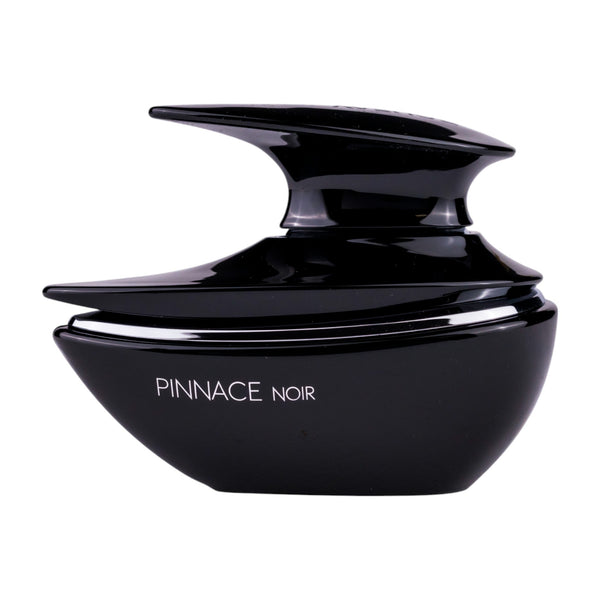 Sticla de parfum French Avenue Pinnace Noir 100 ml, design elegant si luxos, cu finisaje atent lucrate, potrivit pentru iubitorii de parfumuri orientale rafinate