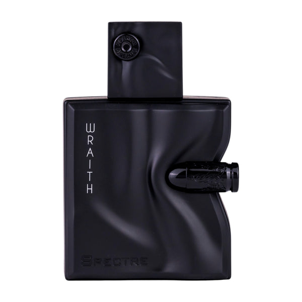 Sticla de parfum French Avenue Spectre Wraith 80 ml, design elegant si luxos, cu finisaje atent lucrate, potrivit pentru iubitorii de parfumuri orientale rafinate