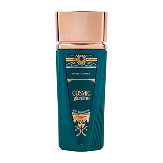 Sticla de parfum Paris Corner Cosmic Giardino 100 ml, design elegant si luxos, cu finisaje atent lucrate, potrivit pentru iubitorii de parfumuri orientale rafinate