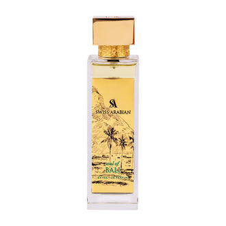 Sticla de parfum Swiss Arabian Soul of Bali Extrait de Parfum 100 ml, design elegant si luxos, cu finisaje atent lucrate, potrivit pentru iubitorii de parfumuri orientale rafinate