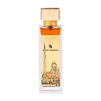 Sticla de parfum Swiss Arabian Opulence of Dubai Extrait de Parfum 100 ml, design elegant si luxos, cu finisaje atent lucrate, potrivit pentru iubitorii de parfumuri orientale rafinate