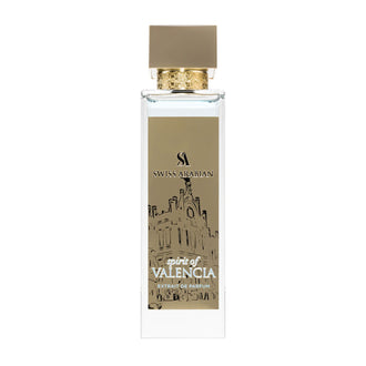 Sticla de parfum Swiss Arabian Spirit of Valencia Extrait de Parfum 100 ml, design elegant si luxos, cu finisaje atent lucrate, potrivit pentru iubitorii de parfumuri orientale rafinate