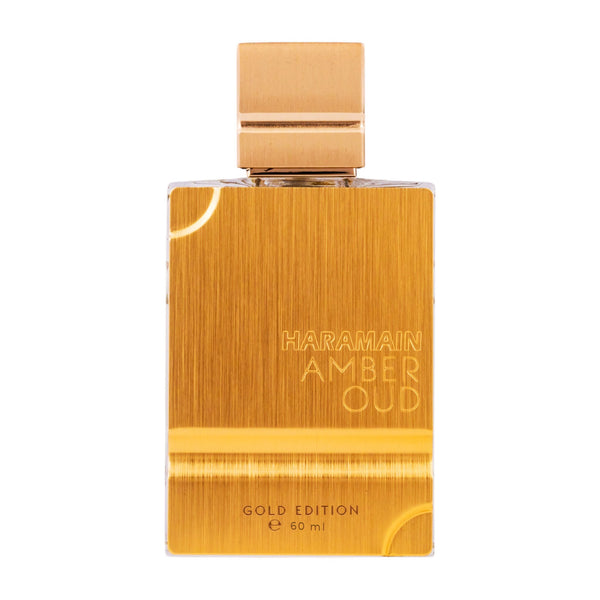 Sticla de parfum Al Haramain Amber Oud Gold Edition 60 ml, design elegant si luxos, cu finisaje atent lucrate, potrivit pentru iubitorii de parfumuri orientale rafinate