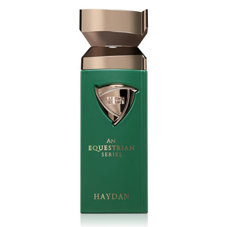 Sticla de parfum French Avenue Haydan - An Equestrian Series 100 ml, design elegant si luxos, cu finisaje atent lucrate, potrivit pentru iubitorii de parfumuri orientale rafinate