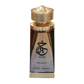 Sticla de parfum Paris Corner Khair Felicity Concentrated Oil 25 ml, design elegant si luxos, cu finisaje atent lucrate, potrivit pentru iubitorii de parfumuri orientale rafinate