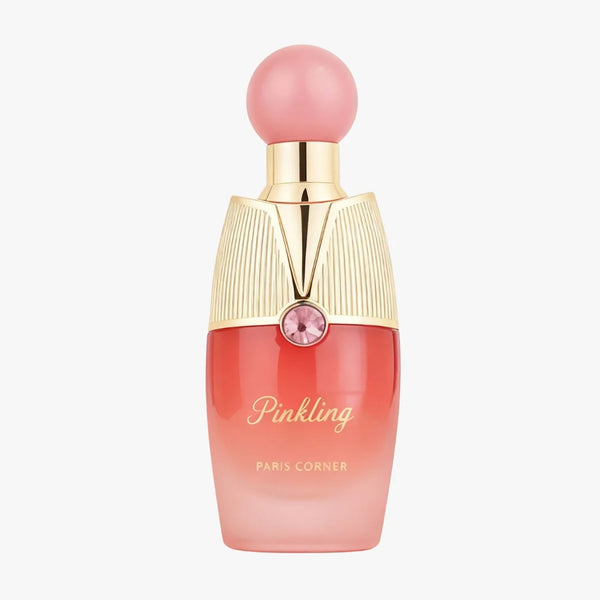 Sticla de parfum Paris Corner Pinkling 100 ml, design elegant si luxos, cu finisaje atent lucrate, potrivit pentru iubitorii de parfumuri orientale rafinate