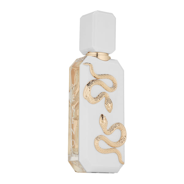 Sticla de parfum French Avenue Veneno Bianco 100 ml, design elegant si luxos, cu finisaje atent lucrate, potrivit pentru iubitorii de parfumuri orientale rafinate