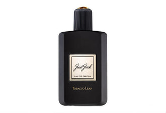 Sticla parfum Just Jack Tobacco Leaf 100 ml, flacon elegant in tonuri de chihlimbar.
