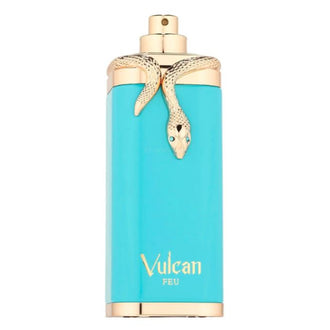 Sticla de parfum French Avenue Vulcan Feu 100 ml, design elegant si luxos, cu finisaje atent lucrate, potrivit pentru iubitorii de parfumuri orientale rafinate