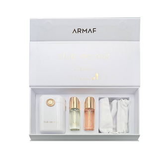Set calatorie Armaf Club de Nuit White Women, flacoane elegante portabile.