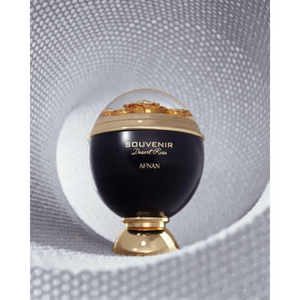 Sticla de parfum Afnan Souvenir Desert Rose 100 ml, design elegant si luxos, cu finisaje atent lucrate, potrivit pentru iubitorii de parfumuri orientale rafinate