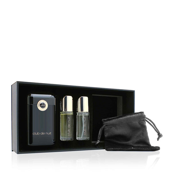 Set calatorie Armaf Club de Nuit Black Men, ambalaj elegant de transport.