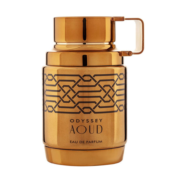 Parfum Armaf Odyssey Aoud 100 ml, flacon in forma de termos distinctiv.