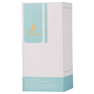 Sticla de parfum Emir Cedrat Essence 75 ml, design elegant si luxos, cu finisaje atent lucrate, potrivit pentru iubitorii de parfumuri orientale rafinate