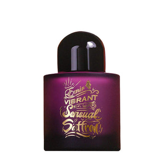 Sticla de parfum Emir Vibrant Sensual Saffron 100 ml, design elegant si luxos, cu finisaje atent lucrate, potrivit pentru iubitorii de parfumuri orientale rafinate