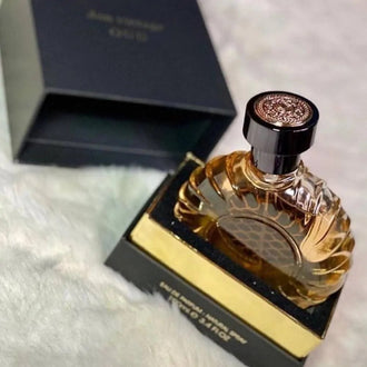 Sticla de parfum French Avenue Don Vintage Oud 100 ml, design elegant si luxos, cu finisaje atent lucrate, potrivit pentru iubitorii de parfumuri orientale rafinate
