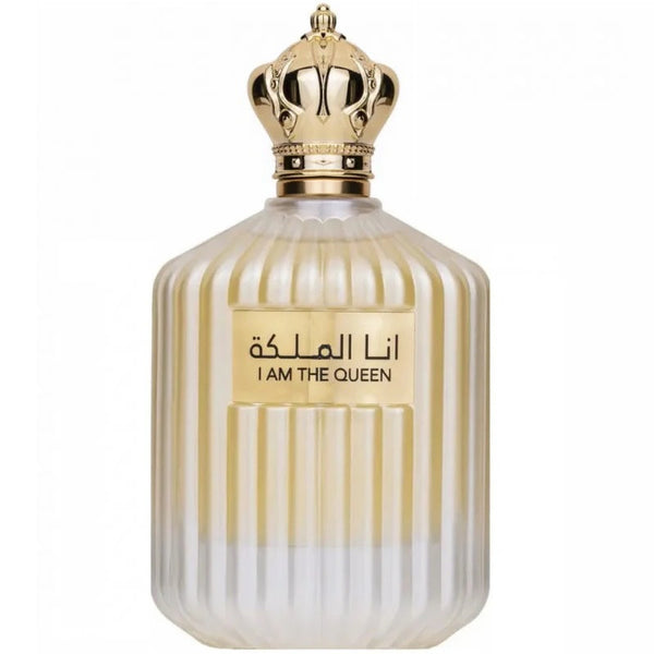 Parfum Ana Al Malikah I Am Queen 100 ml, flacon auriu luxos.