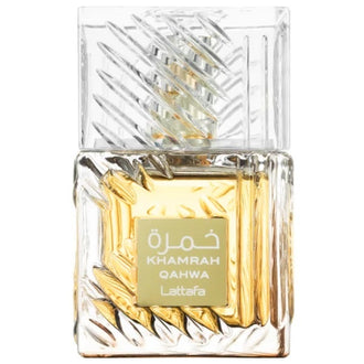 Parfum Lattafa Khamrah Qahwa 100 ml, design de lux inspirat de traditia cafelei arabe.