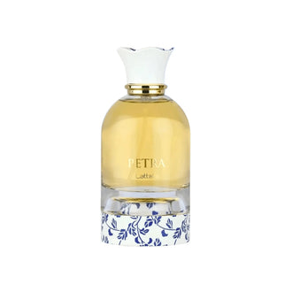 Parfum Lattafa Petra 100 ml, flacon artistic inspirat de orasul antic Petra.