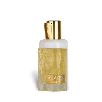 Sticla parfum Lattafa Ajayeb Dubai Portrait 100 ml, ambalaj artistic si luxos.
