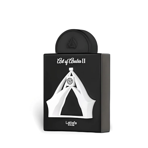 Sticla parfum Lattafa Pride Art of Arabia II 100 ml, design artistic colectia Pride.