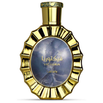 Parfum Lattafa Victoria 100 ml, flacon feminin si sofisticat.