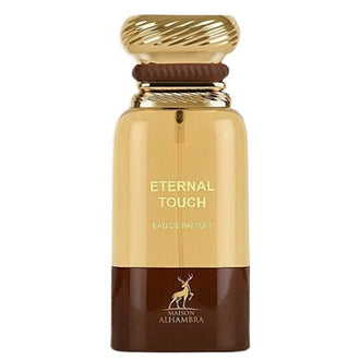 Parfum unisex Alhambra Eternal Touch 80 ml, design clasic si rafinat in nuante calde.