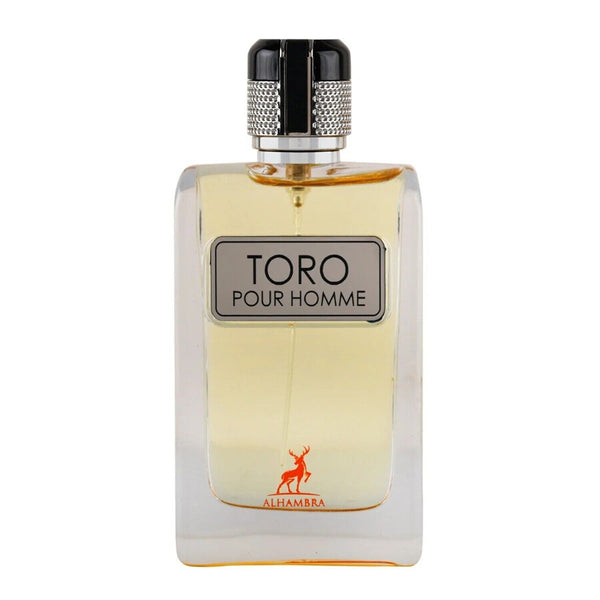 Parfum Alhambra Toro Pour Homme 100 ml, flacon robust cu design clasic.