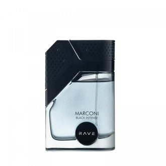 Parfum Rave Marconi Black Intense 100 ml, design masculin si robust.