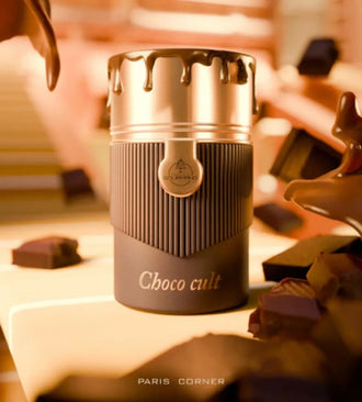 Sticla de parfum Ministry of Gourmand Choco Cult 100 ml, design elegant si luxos, cu finisaje atent lucrate, potrivit pentru iubitorii de parfumuri orientale rafinate