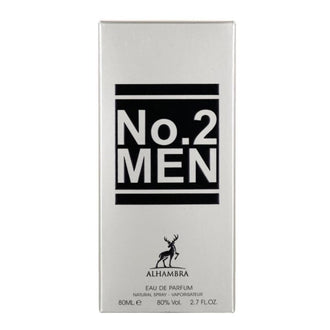 Apa de parfum, Alhambra, No. 2 Men, 80 ml