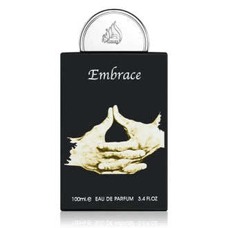 Parfum Lattafa Pride Embrace 100 ml, flacon elegant cu design invaluitor.