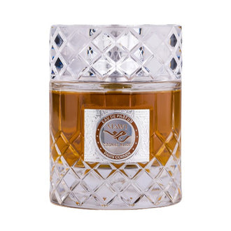 Sticla de parfum Paris Corner Mawj Cognac Blaze 100 ml, design elegant si luxos, cu finisaje atent lucrate, potrivit pentru iubitorii de parfumuri orientale rafinate