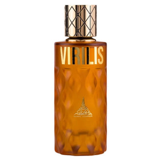 Sticla de parfum Paris Corner Virilis 100 ml, design elegant si luxos, cu finisaje atent lucrate, potrivit pentru iubitorii de parfumuri orientale rafinate