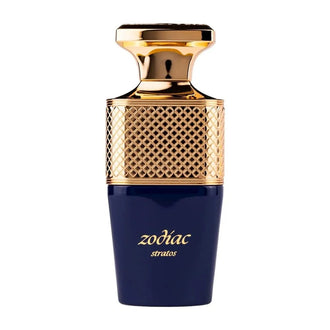 Sticla de parfum Paris Corner Zodiac Stratos 100 ml, design elegant si luxos, cu finisaje atent lucrate, potrivit pentru iubitorii de parfumuri orientale rafinate