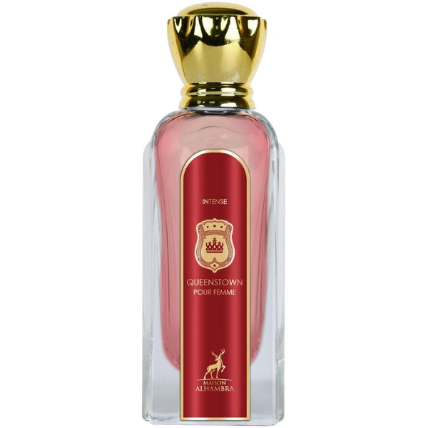 Parfum Alhambra Queenstown Pour Femme Intense 100 ml, design feminin de lux.