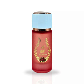 Parfum Risala Lahn Alward 75 ml, flacon feminin cu detalii florale.