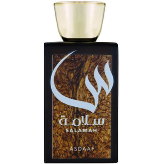 Parfum Asdaaf Salamah 100 ml, flacon in nuante de auriu mat.