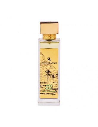 Sticla de parfum Swiss Arabian Soul of Bali Extrait de Parfum CC 100 ml, design elegant si luxos, cu finisaje atent lucrate, potrivit pentru iubitorii de parfumuri orientale rafinate