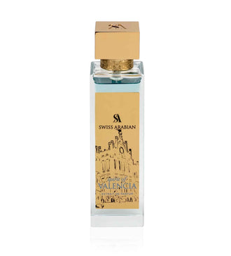 Sticla de parfum Swiss Arabian Spirit of Valencia Extrait de Parfum CC 100 ml, design elegant si luxos, cu finisaje atent lucrate, potrivit pentru iubitorii de parfumuri orientale rafinate