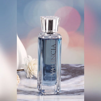 Sticla de parfum Swiss Arabian Valencia CC 100 ml, design elegant si luxos, cu finisaje atent lucrate, potrivit pentru iubitorii de parfumuri orientale rafinate